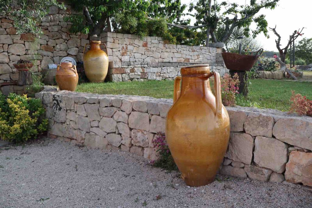Puglia dei Trulli, apulien weingut keramik amphore weinverkostung martina franca