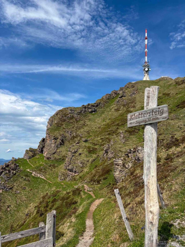 Klettersteig am Kitzbüheler Horn mit Aussicht